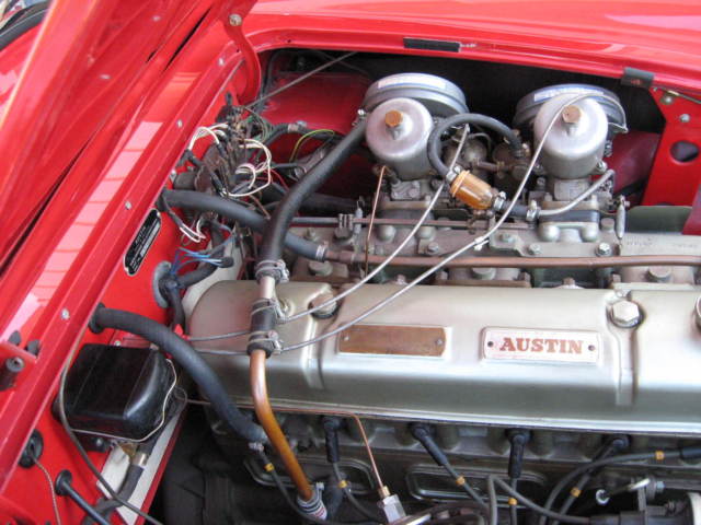 1957 Red Austin Healey Other Convertible