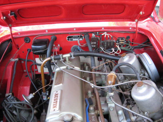 1957 Red Austin Healey Other Convertible