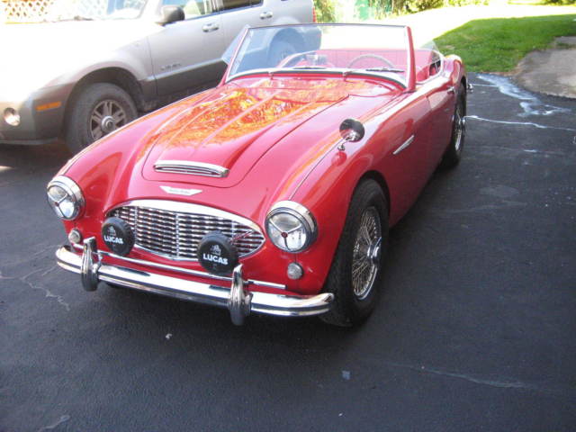 1957 Red Austin Healey Other Convertible
