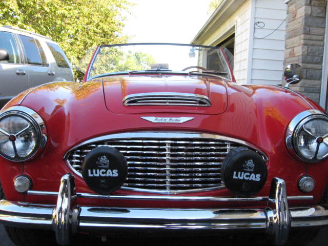 1957 Red Austin Healey Other Convertible
