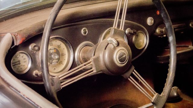 1958 Black Austin Healey 100-6