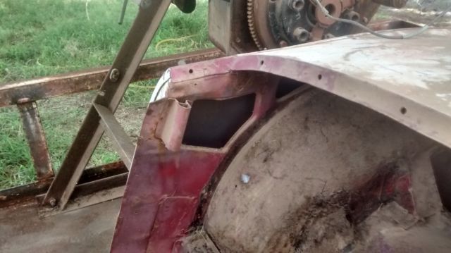 1958 White Austin Healey Sprite