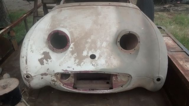 1958 White Austin Healey Sprite