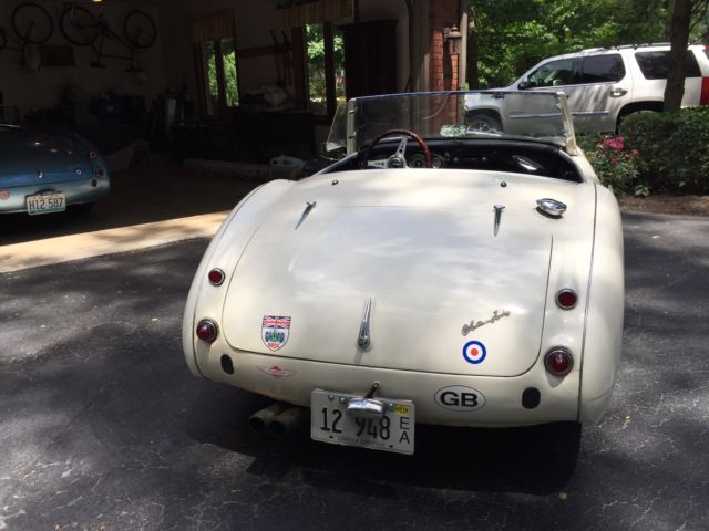 1959 White/black Austin Healey 100-6 Convertible