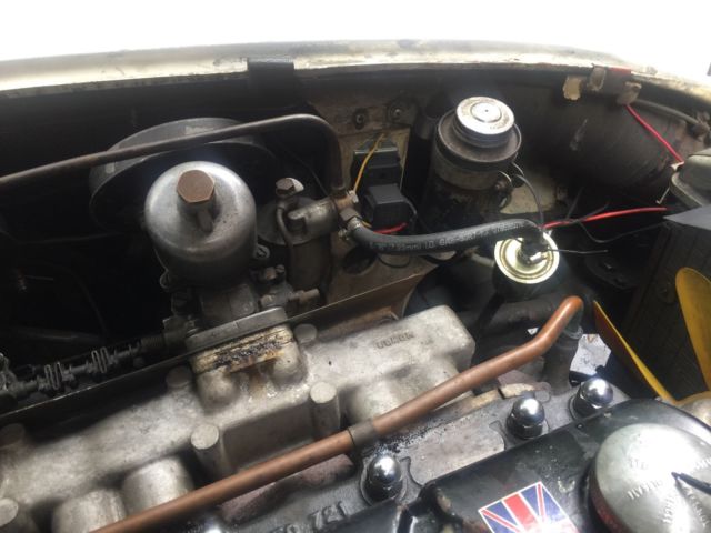 1959 White/black Austin Healey 100-6 Convertible