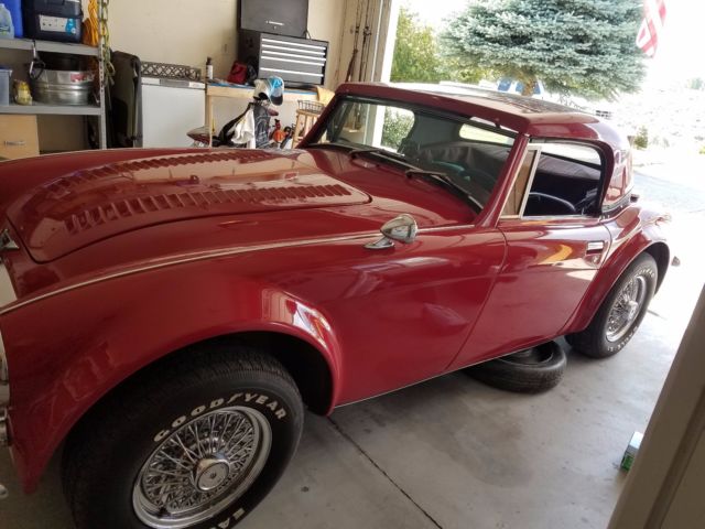 1963 Red Austin Healey Other Convertible