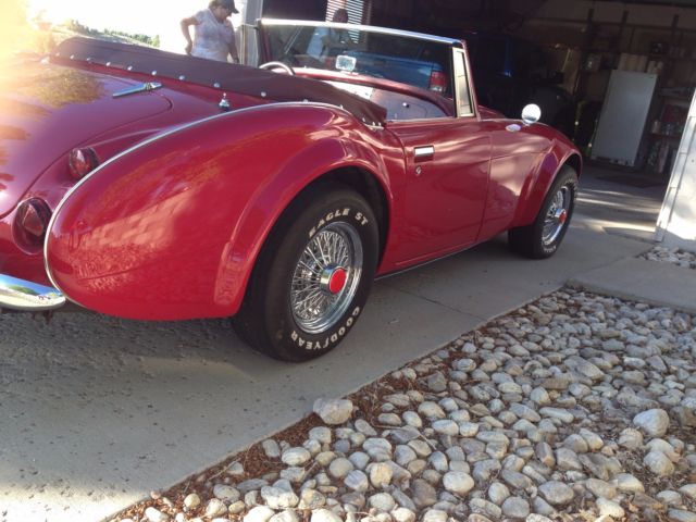 1963 Red Austin Healey Other Convertible