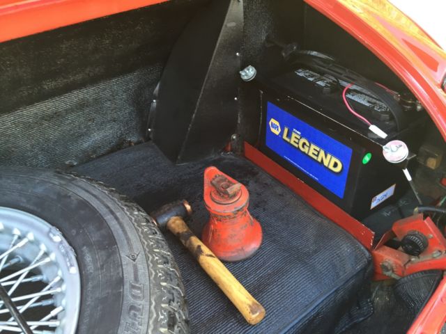 1965 Red Austin Healey 3000 Convertible