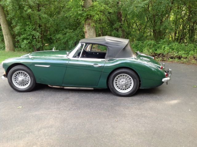 1967 Green Austin Healey 3000 Convertible