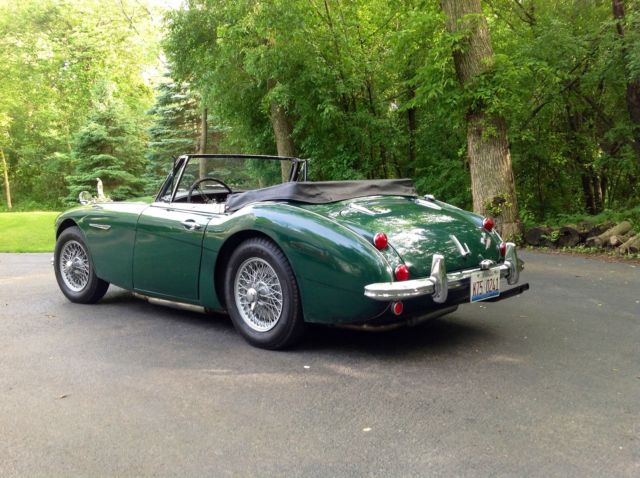 1967 Green Austin Healey 3000 Convertible