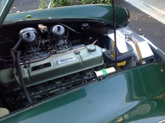1967 Green Austin Healey 3000 Convertible