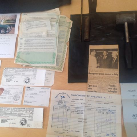 1967 Green Austin Healey 3000 Convertible