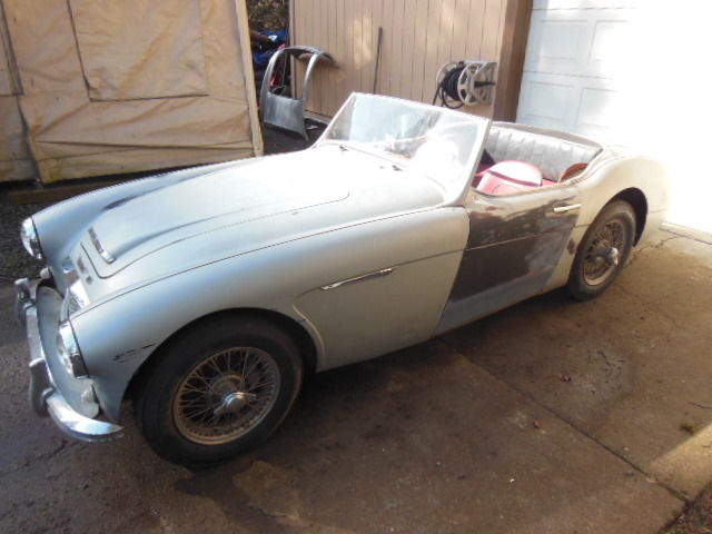 1961 Silver Austin Healey 3000