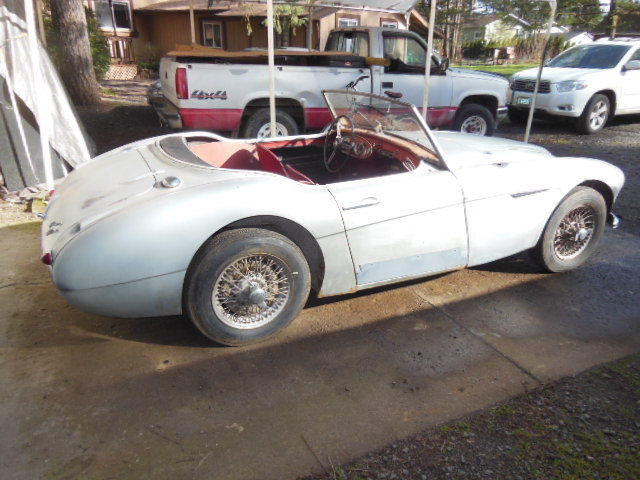 1961 Silver Austin Healey 3000