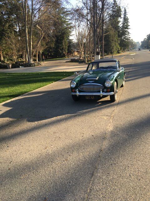 1967 Green Austin Healey 3000 Convertible