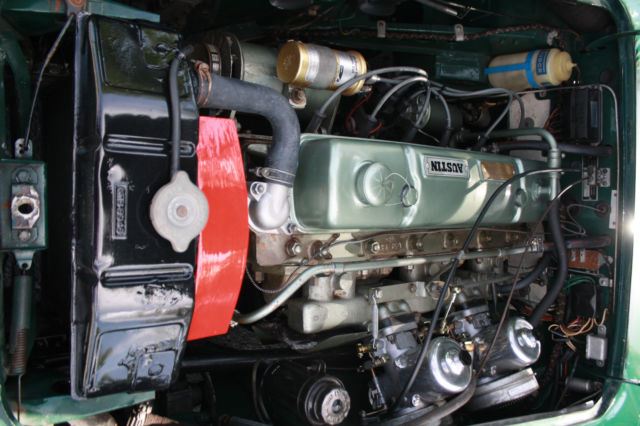 1965 British Racing Green Austin Healey 3000 Convertible