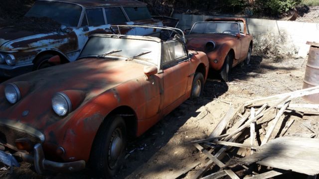 1959 Orange Austin Healey Sprite Bug Eye