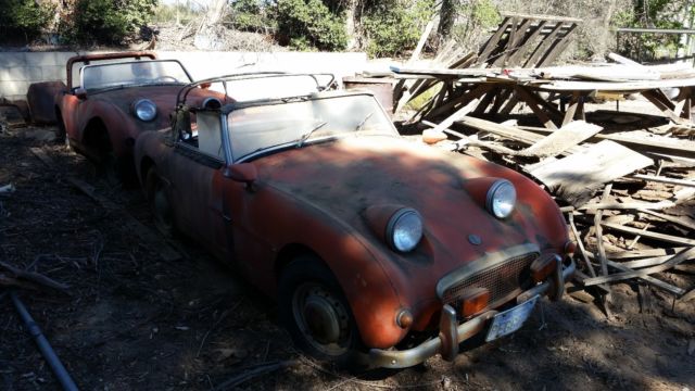 1959 Orange Austin Healey Sprite Bug Eye