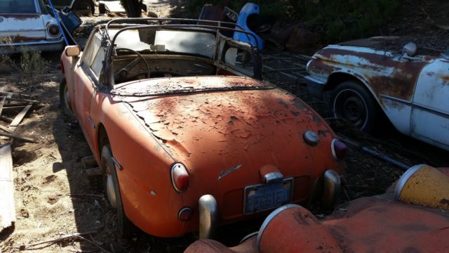 1959 Orange Austin Healey Sprite Bug Eye