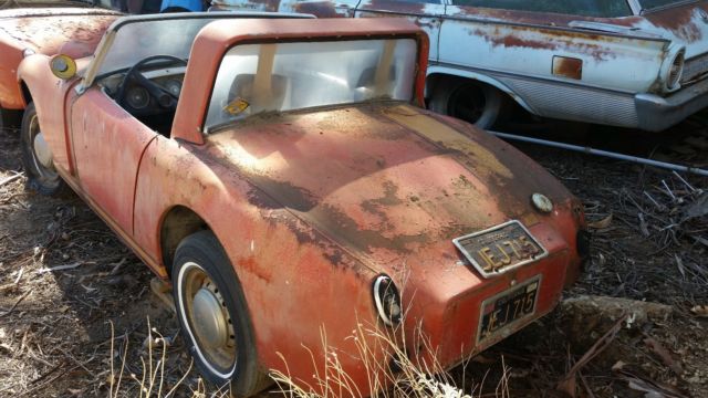 1959 Orange Austin Healey Sprite Bug Eye