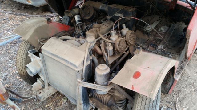 1959 Orange Austin Healey Sprite Bug Eye