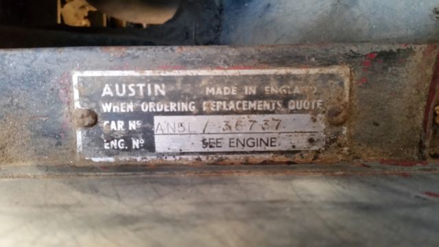 1959 Orange Austin Healey Sprite Bug Eye