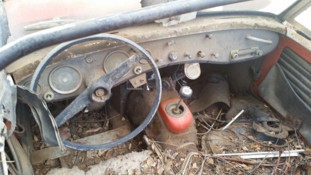 1959 Orange Austin Healey Sprite Bug Eye