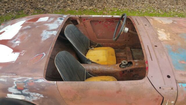 1960 Red Austin Healey Sprite Convertible