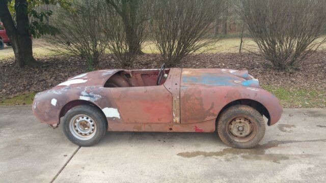 1960 Red Austin Healey Sprite Convertible