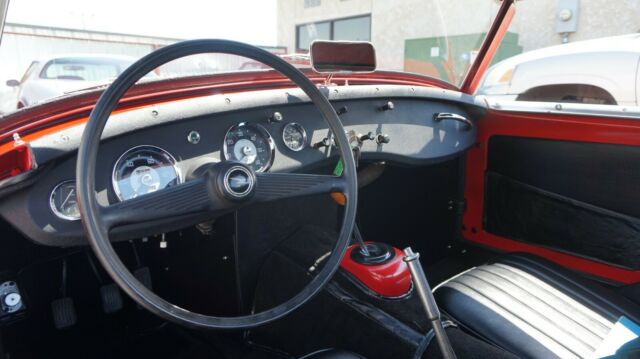 1960 Red Austin Healey Sprite Convertible