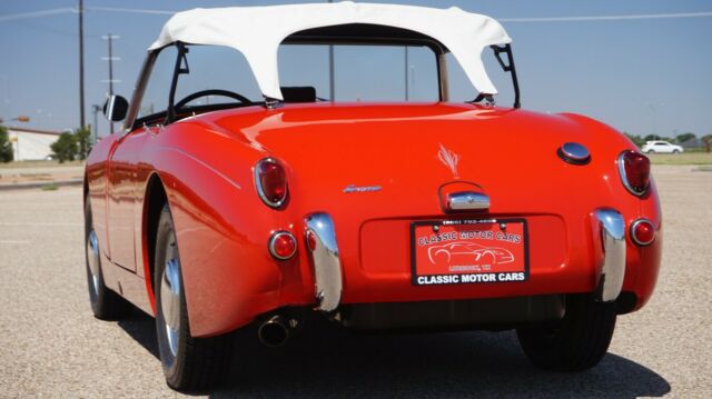 1960 Red Austin Healey Sprite Convertible