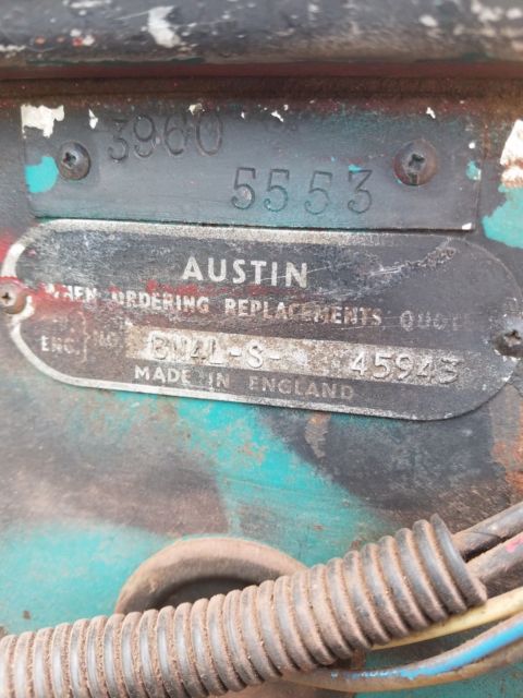 1958 Austin Healey Roadster Convertible