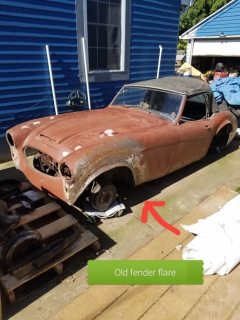 1958 Austin Healey Roadster Convertible
