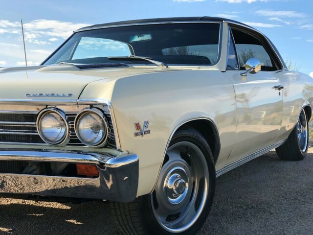 1967 Pale Yellow/Creme Chevrolet Chevelle Coupe