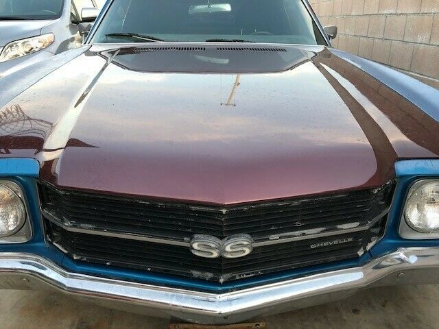 1971 Blue Chevrolet Chevelle Coupe