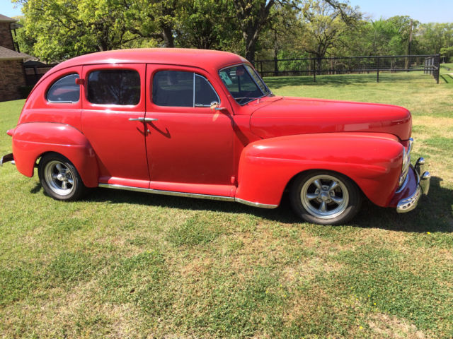 1948 Red Ford Other 4 door Sedan