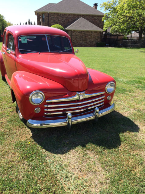 1948 Red Ford Other 4 door Sedan