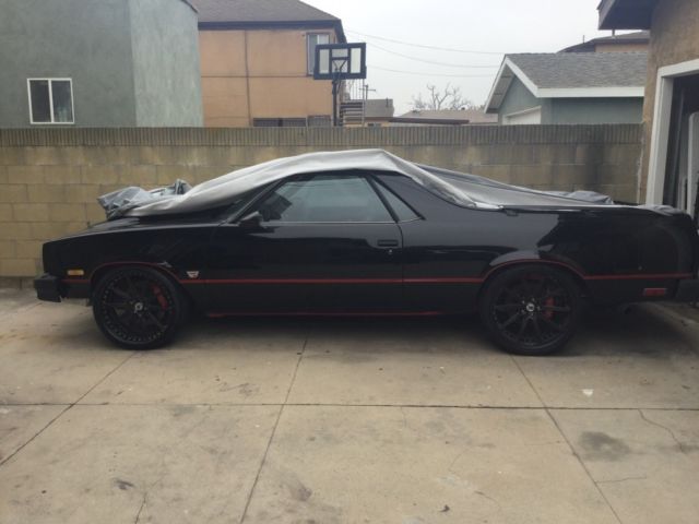 1982 Black Chevrolet El Camino
