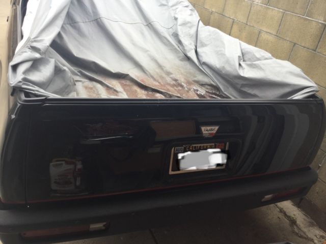 1982 Black Chevrolet El Camino