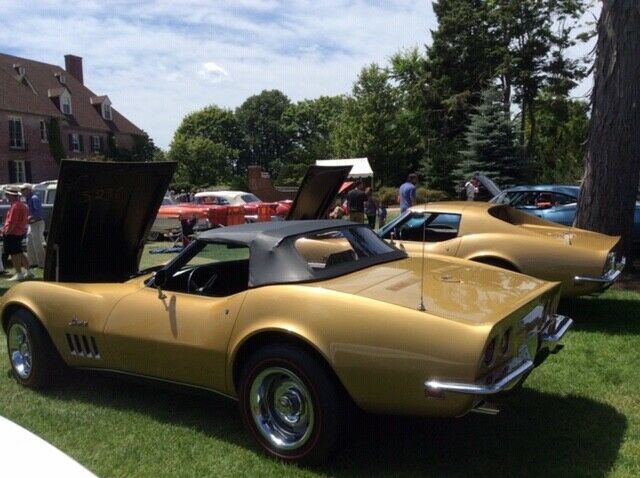 1969 Gold Chevrolet Corvette Convertible