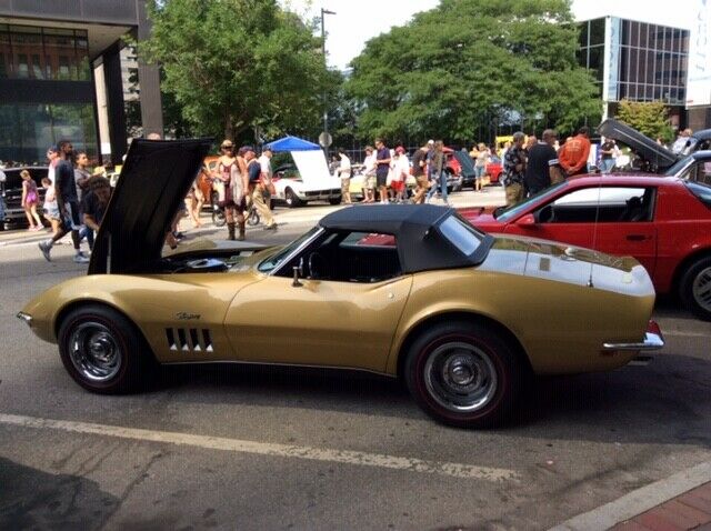1969 Gold Chevrolet Corvette Convertible