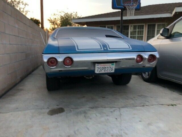 1971 Blue Chevrolet Chevelle Coupe
