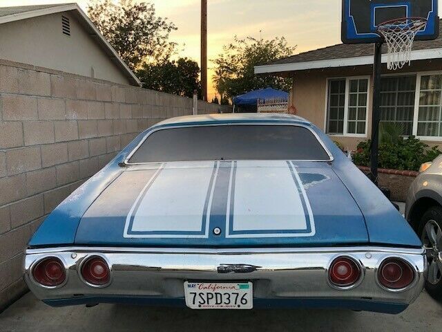 1971 Blue Chevrolet Chevelle Coupe