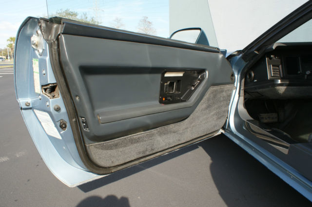 1985 Blue Chevrolet Corvette Coupe