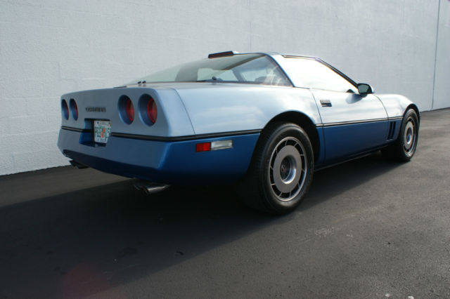 1985 Blue Chevrolet Corvette Coupe