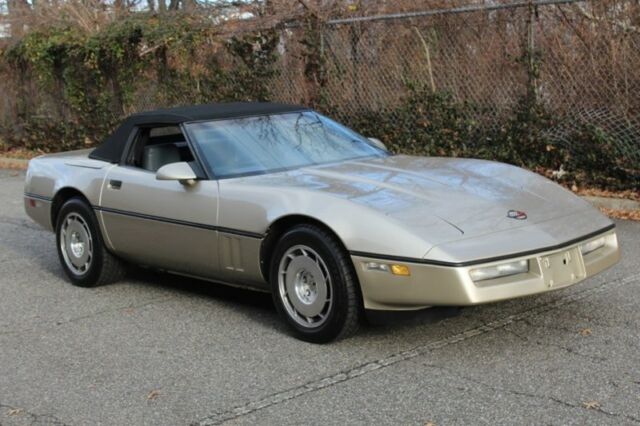 1986 Tan Chevrolet Corvette Convertible