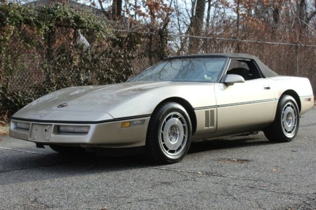 1986 Tan Chevrolet Corvette Convertible