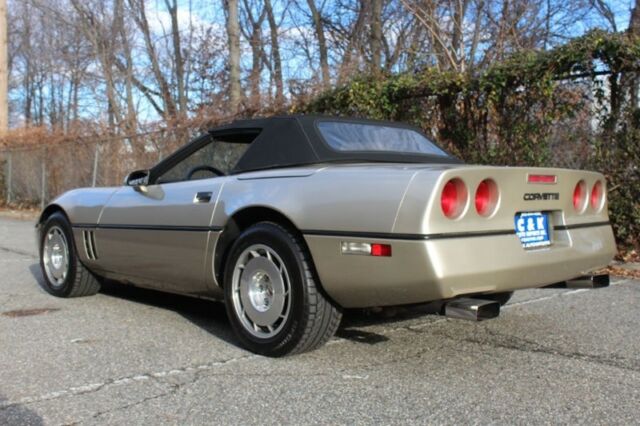 1986 Tan Chevrolet Corvette Convertible