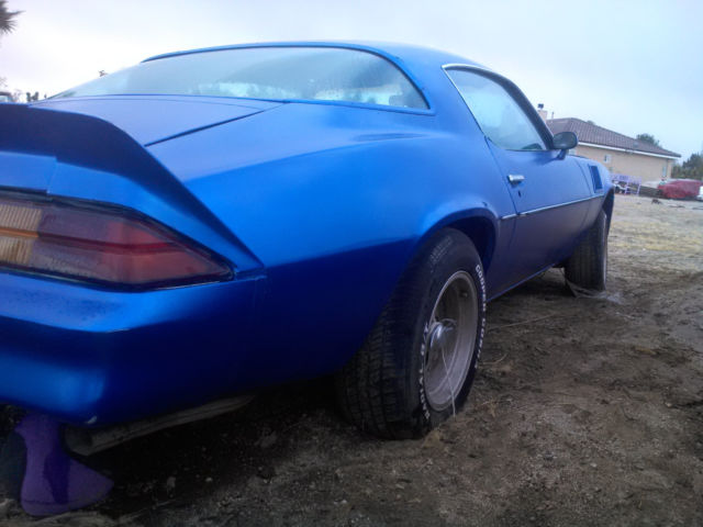 1979 Blue Chevrolet Camaro Coupe