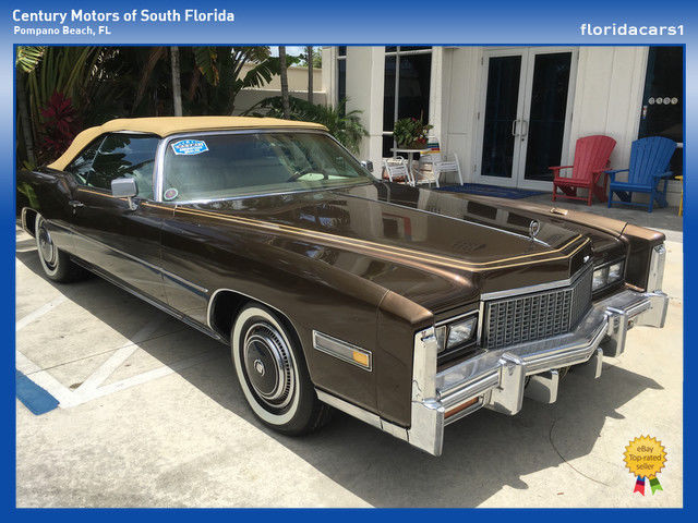 1976 Brown Cadillac Eldorado Convertible